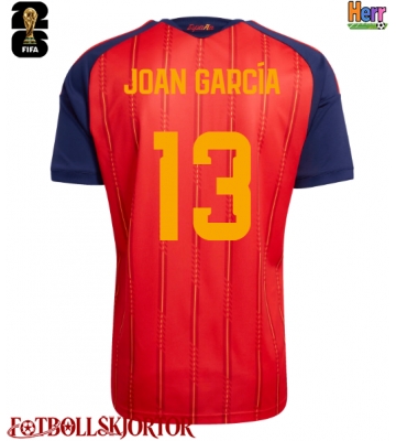 Spanien Joan Garcia #13 Hemmatröja VM 2026 Kortärmad